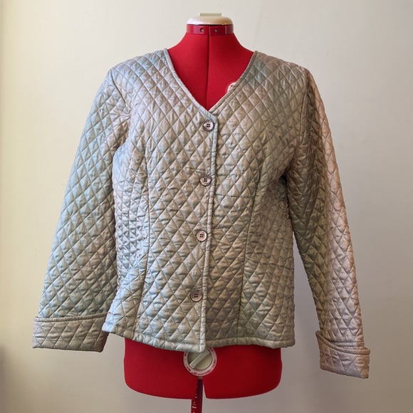 April Cornell Metallic Quilted Blazer - Picture 11 of 11